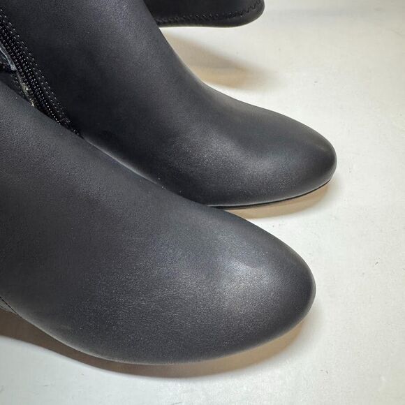 Charter Club Womens 6.5 M WC Black Smooth Zip Up Riding Boots DISPLAY GS0 - Picture 5 of 6